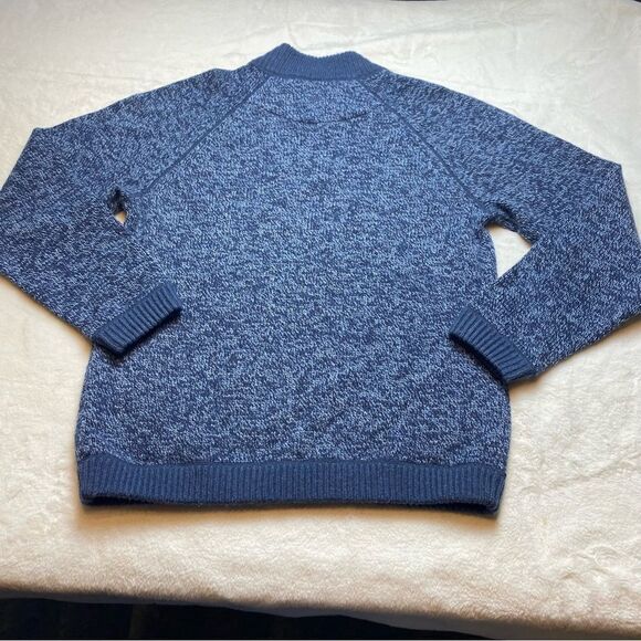 Mountain Khakis Crafted Quarter Zip Sweater Blue Size Large - Picture 2 of 11